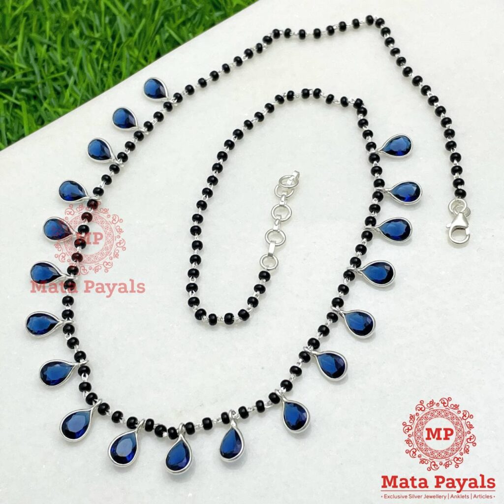 Bluey Silver Mangalsutra