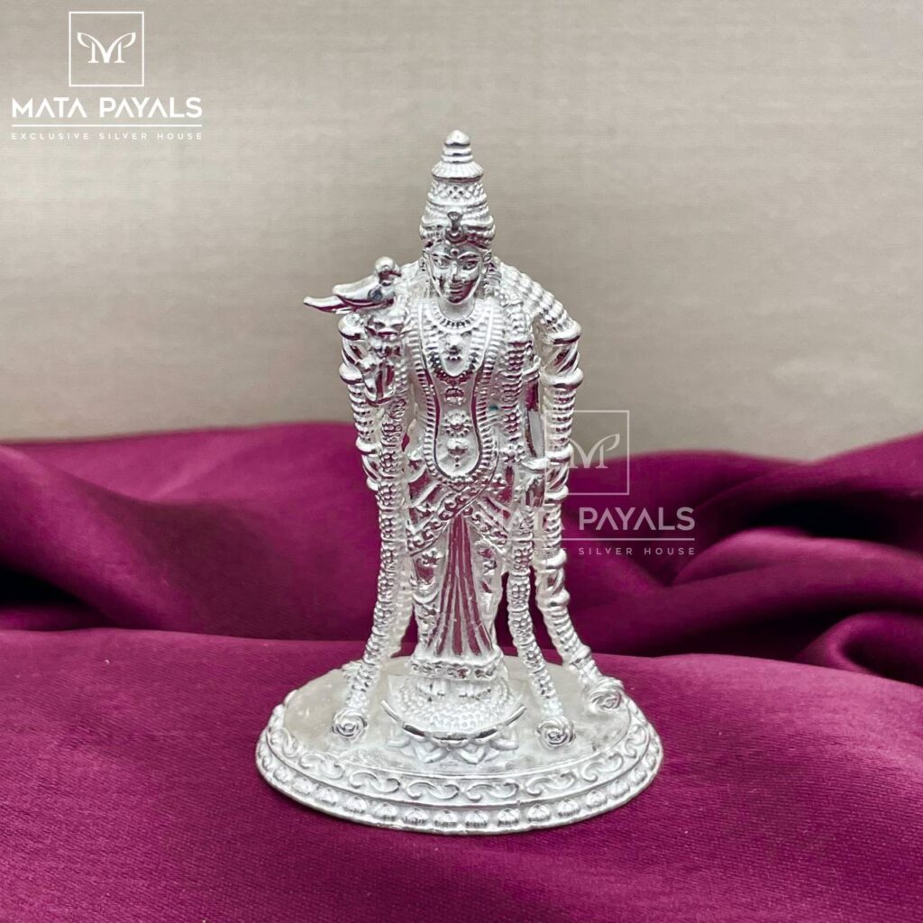 Shri Meenakshi Maa Silver Idol