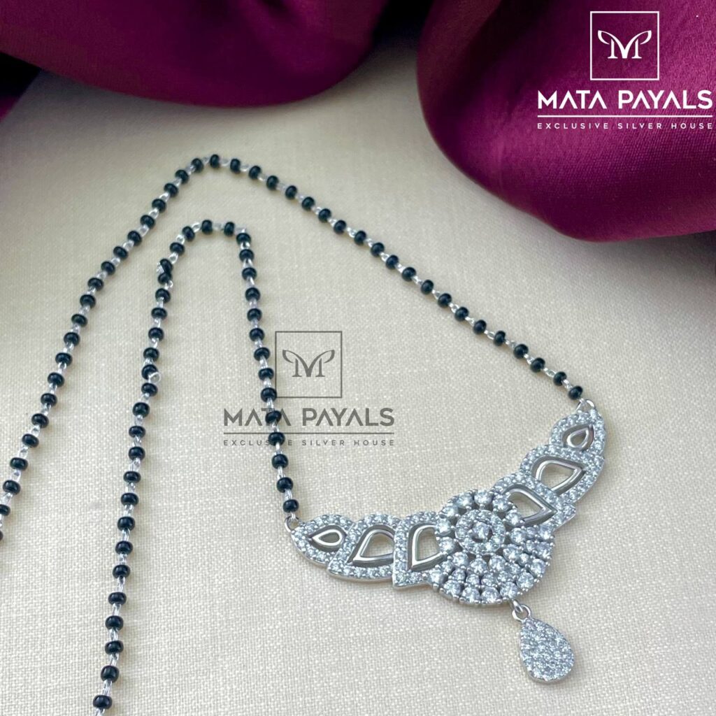 Celebrity Silver Mangalsutra